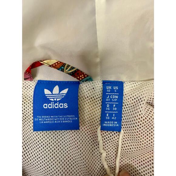 Adidas x Farm Rio Fugiprabali Tropical Windbreaker Track Jacket Floral Lined S - Picture 8 of 13